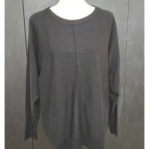 New York & Company Black Relaxed Fit Sweater